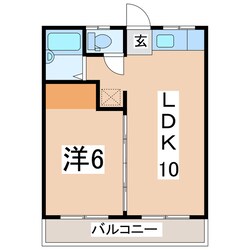 郡山駅 バス10分  久保田変電所下車：停歩7分 2階の物件間取画像